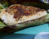 Foto langkah ke 6 dari resep Nasi Uduk Bakar (Fiber Creme) Cumi Sambal Ijo.