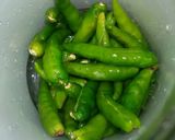 A picture of step 6 of Hari mirch ka Achar.