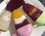 A picture of step 5 of Fruits ice cream.