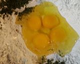 A picture of step 2 of Dough for Dumplings /Egg Noodles.