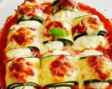 Une image de l'étape 5 de Farfalle & roulade de courgette à la ricotta.