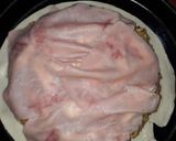 Foto del paso 4 de la receta: Tarta de pollo con jamón y queso