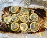 Une image de l'étape 9 de Filets de dorade à l’ail frais mariné, citron vert et coriandre.