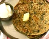 A picture of step 3 of Methi aloo Paratha.