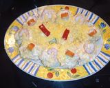 Foto del paso 5 de la receta: Huevos rellenos con atún gambas y surimi