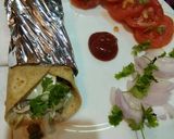 A picture of step 8 of Healthy chapati roll.