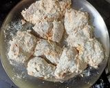 A picture of step 4 of KFC style Chicken.
