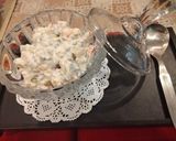 A picture of step 3 of Russian salad.