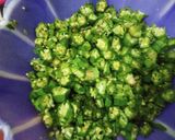 A picture of step 2 of Pepper Okro.