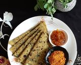 खमंग मेथी पराठा (methi paratha recipe in marathi) रेसिपी स्टेप 4 फोटो