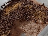 Sorvete de brigadeiro simples