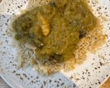 A picture of step 3 of Chicken and Mushroom Chinese Curry.