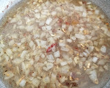 Foto del paso 7 de la receta: Tosta de calamares con sobrasada, pimientos y cebolla caramelizada