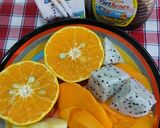 Hình bước làm 1 của món Sinh tố thập cẩm