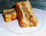 Foto del paso 7 de la receta: Pastel salado de jamón, setas y queso