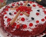 A picture of step 9 of #cook pad India#Velvet Sponge Beetroot Ragi Red cake#.