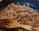 Foto del paso 7 de la receta: Carne molida con chiles poblanos, hongos y calabacita