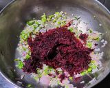 A picture of step 3 of Beetroot Kebab.