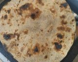 A picture of step 3 of Bajra roti.