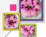 Foto langkah ke 5 dari resep Puding Santan Lapis buah Naga.