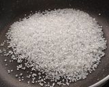 A picture of step 1 of Kaju katli.