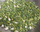 A picture of step 1 of Green garlic thepla.