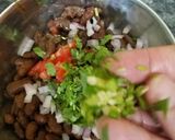 A picture of step 4 of Lobia chaat.