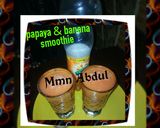 A picture of step 3 of Papaya and banana.