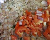 A picture of step 3 of Kolhapuri Misal Bhakri.