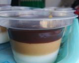 Foto langkah ke 12 dari resep Puding Jeli Coklat Kopi Susu Cup.