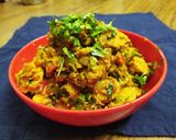 A picture of step 11 of Kanchipuram masala Idli.