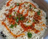 A picture of step 6 of Kolkata Mutton Biryani.