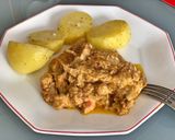 Foto del paso 3 de la receta “No-lomo” o carne vegetal (tipo Heura) con nata