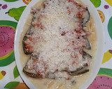 Foto del paso 6 de la receta: Alcachofas confitadas con bacon y crema de arroz al gratén