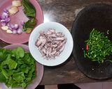 Foto langkah ke 2 dari resep Cumi asin sambal cabai hijau.