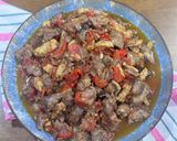 Foto langkah ke 4 dari resep Sambal Goreng Tempe Hati Ampela.
