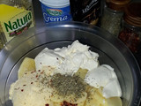 Torre de papas a la crema