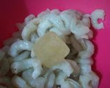 A picture of step 1 of Tawa Prawns.