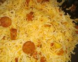 A picture of step 10 of Rajasthani Govind Gatta pulao.