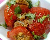 भरवाँ टमाटर (Bharwa Tamatar recipe in Hindi) रेसिपी चरण 4 फोटो