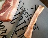 Une image de l'étape 2 de Haricots bicolores au chorizo,lard et poivrons grillés.