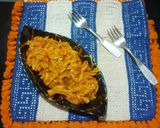 A picture of step 3 of Cheesey pasta fusilli.