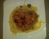 Gluténmentes spagetti, olíva bogyós feltéttel recept fázis 3 fotója