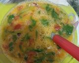 Foto langkah ke 3 dari resep Dadar telur bayam.