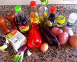 Foto del paso 1 de la receta: Tofu con verduras asadas y huevo escalfado👨‍🍳