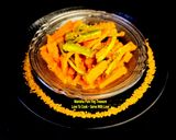 A picture of step 3 of Carrot Green Chilli Instant Pickle - Gajar Mirchi Aachar.