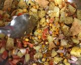 A picture of step 3 of Sukhi Bhel.