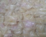 Foto del paso 4 de la receta: Corbatita a lo Alfredo con Torrejitas de Pavita🇵🇪