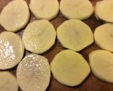 A picture of step 1 of Fried Potato and Egg.