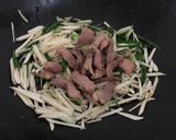 茭白筍炒肉絲的食譜步驟5照片